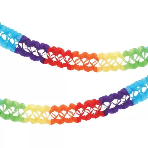 R- Party girland színes 2 darabos 2,5 m x 7 cm - 330327