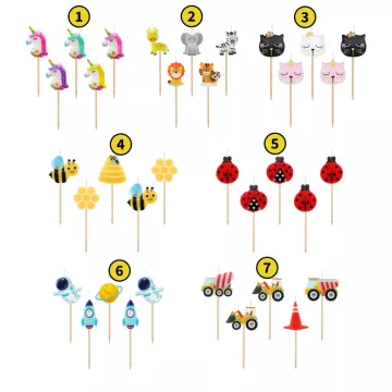 R- Party tortagyertya figurás, 5 darabos - 7 minta