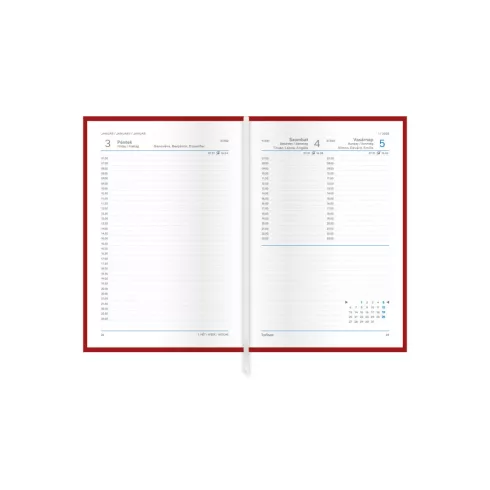 19- Napi agenda B6 JOY T022J, kerekített 2026 - 4 mintával