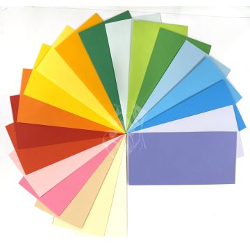 36- Boríték LA/4 Kaskad szines, 50 db/csom. - 20 színben