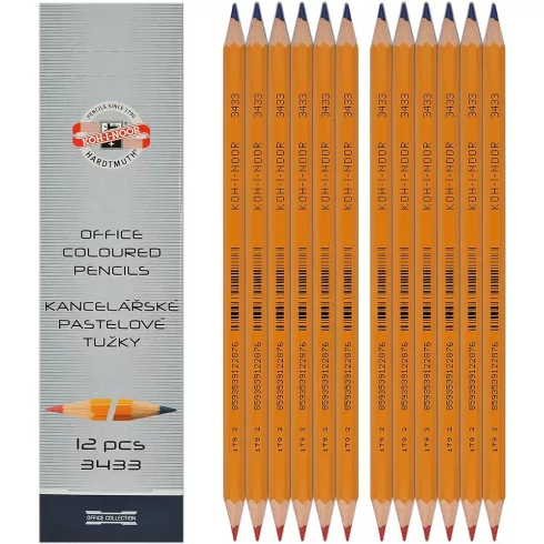 13- Ceruza piros-kék Koh-I-Noor - 3433 