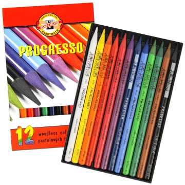 13-  Progresso színes ceruza Koh-I-Noor 12 darabos 