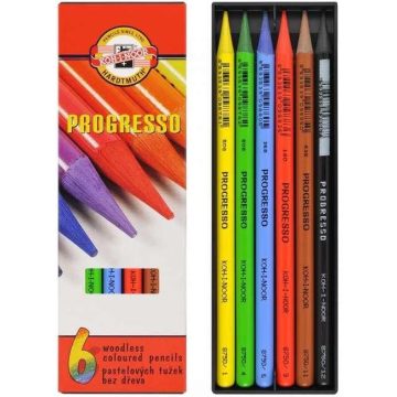 13- Progresso színes ceruza Koh-I-Noo 6 darabos 