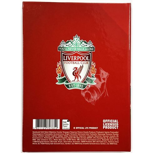 11- Füzet kemény táblás Liverpool A/6 - 63416