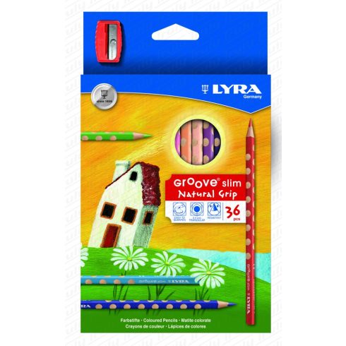 26- Színes ceruza Lyra Groove Slim 36 darabos - 2821360