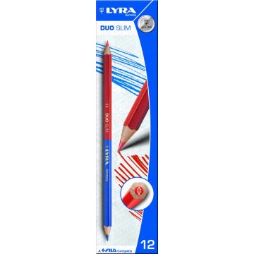 26- Ceruza Lyra piros-kék Duo Slim vékony - 2920101