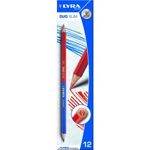 26- Lyra Duo Slim vékony piros-kék ceruza
