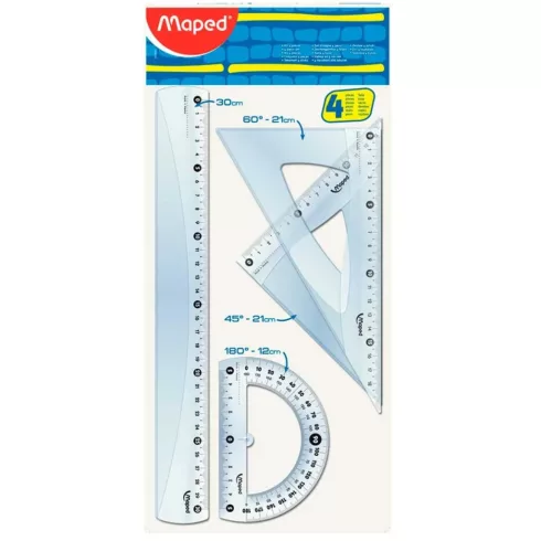 23- Vonalzó szett Maped 30 cm Start - 242830