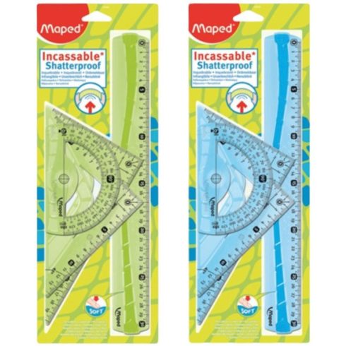 23- Vonalzó szett Maped 4 darabos hajlítható 30 cm - 244304