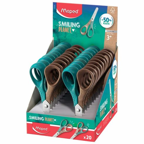 23- Olló Maped 12 cm Smiling Planet - 472021