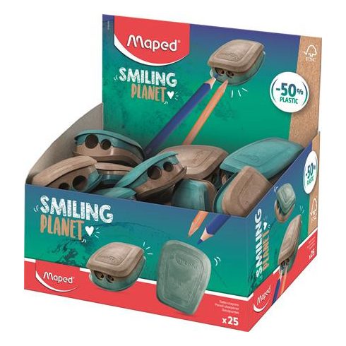 23- Hegyező Maped 2 lyukú Smiling Planet - 71521