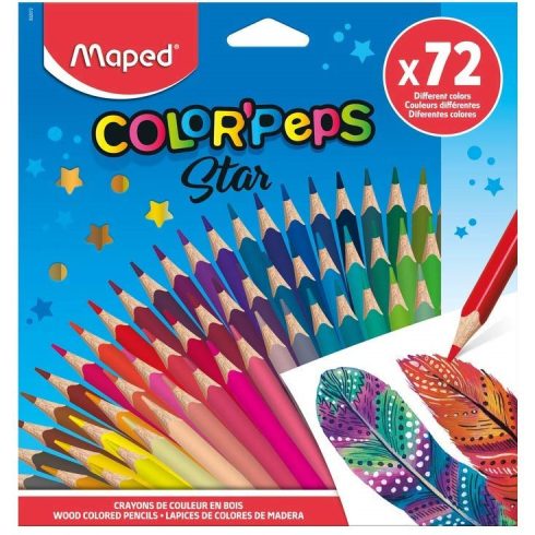 23- Színes ceruza Maped 72 darabos - 832072