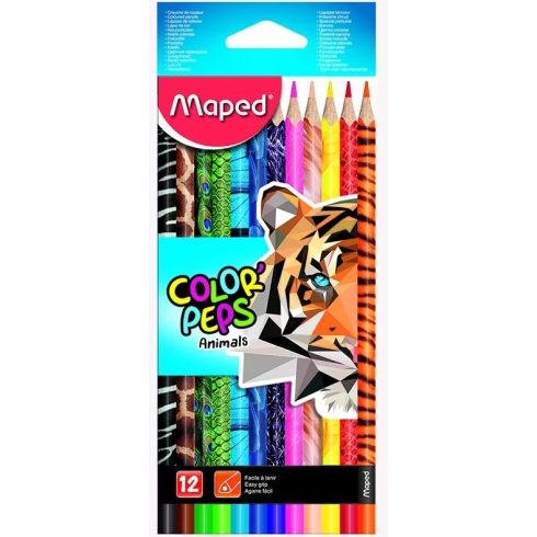23- Színes ceruza Maped 12 darabos Animals - 832212