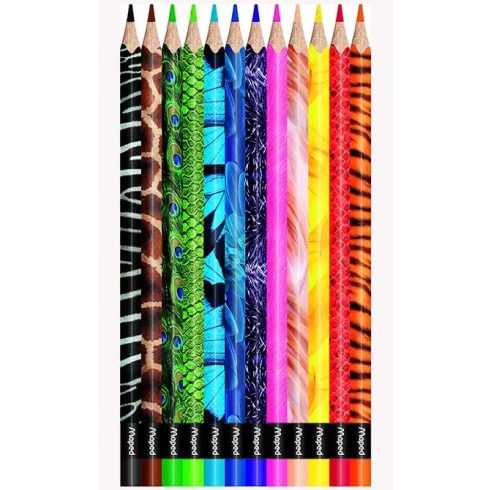 23- Színes ceruza Maped 12 darabos Animals - 832212