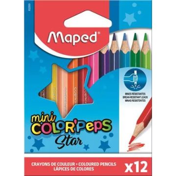 23- Színes ceruza Maped 12 darabos MINI Star - 832500