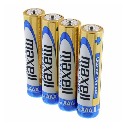 13- Elem Maxell mikro AAA Alkaline LR03 - BL4