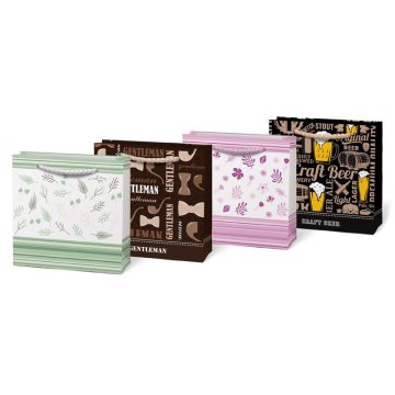 R- Dísztasak ajándék mini (4) 9x9x4 cm - 5251397