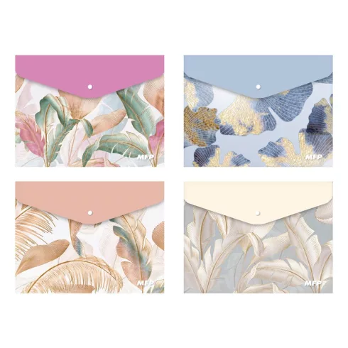 12- Patentos tasak A/5 PP virágos - 5371250