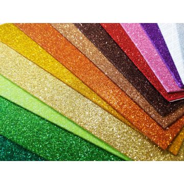 33- Dekorgumi A4 Glitteres - 6 színben