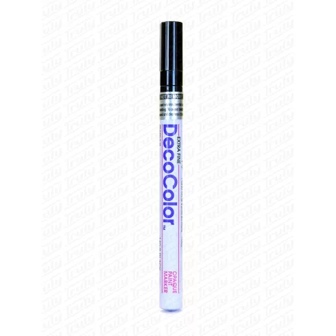 02- Lakkfilc Marvy DecoColor fekete extra fine