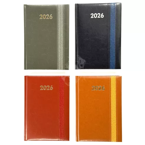 24- Napi agenda A5 varrott 2026 - 4 színben