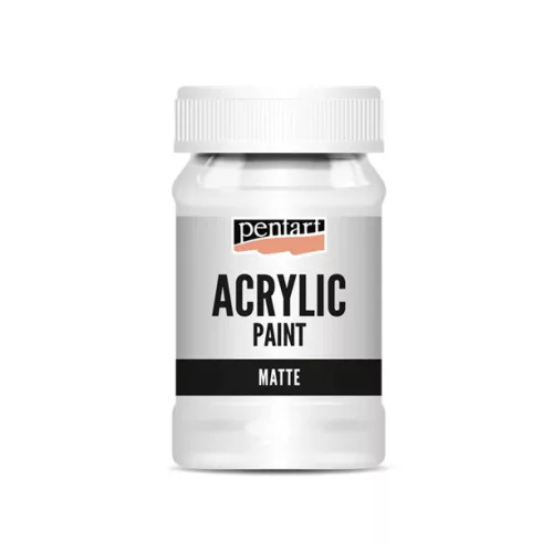 31- Akrilfesték Pentart 100 ml Matt - fehér