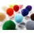 R- Zsenília pompom 2 cm, 100 darabos - 14 színben