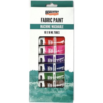 30 - Textilfesték Pentart tubusos 10 x 16 ml - 45123