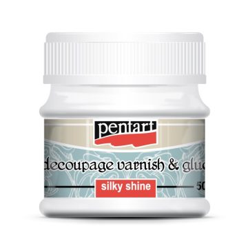   31- Dekupázs ragasztólakk Pentart selyemfényű 50 ml - 639