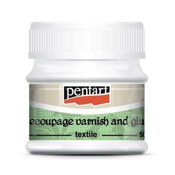 31- Dekupázs ragasztólakk Pentart textilre 50 ml - 654