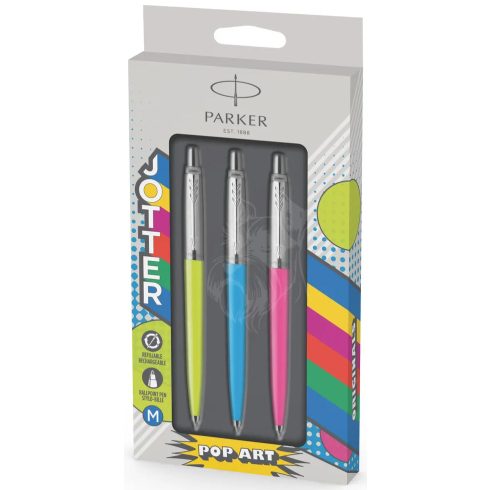 19- Golyóstoll Parker Jotter Pop Art 3 darabos