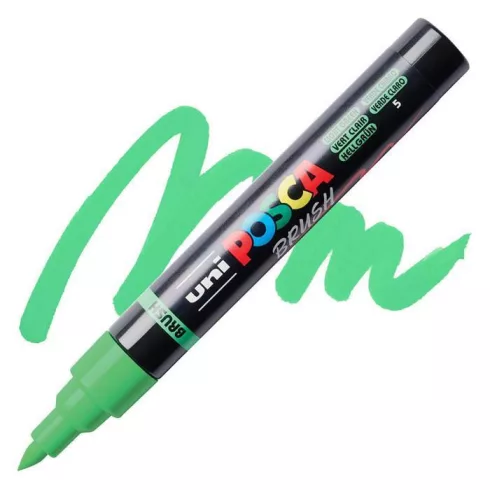 20- Dekormarker Uni Posca ecsetes PC-5BR - 16 színben