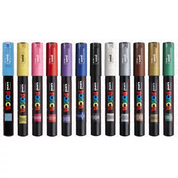 20- Dekormarker Uni Posca PC-1M - 14 színben