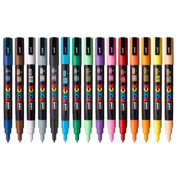 20- Dekormarker Uni Posca PC-3M - 37 színben