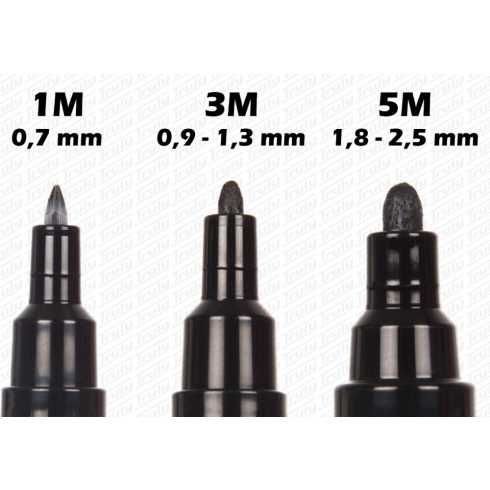 20- Dekormarker Uni Posca PC-5M METÁL 8 darabos