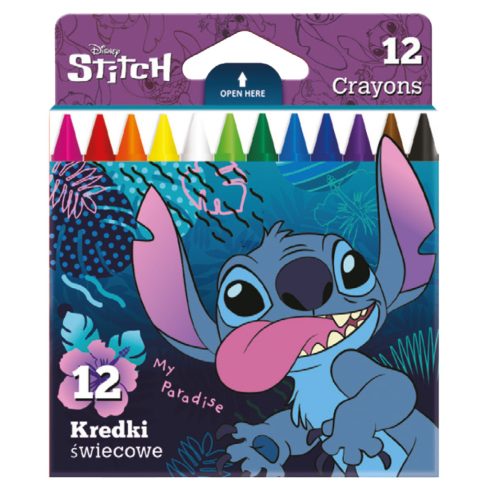32- Zsírkréta Stitch 12 darabos kerek - 54809