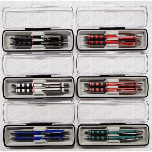 02- Tollkészlet Rotring Tikky (golyóstoll + pixiron) - 9 színben