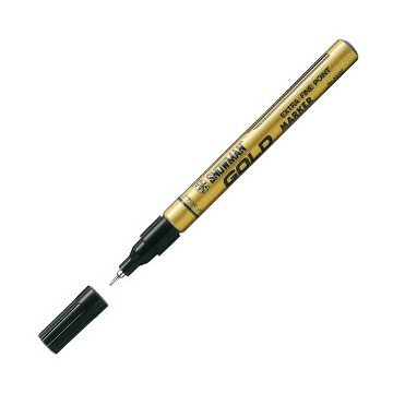 02- Lakkfilc Snowman 0,5 mm Extrafine arany