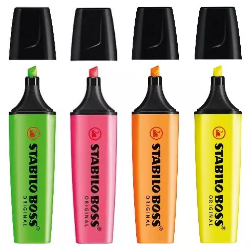 05- Szövegkiemelő Stabilo BOSS 4 darabos NEON