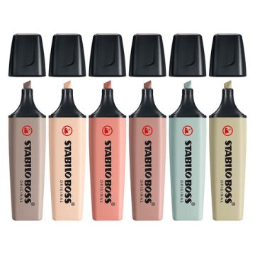 05- Szövegkiemelő Stabilo BOSS Nature colors - 6 színben