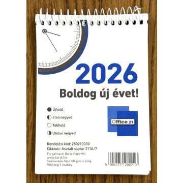 24- Naptár asztali 2026 - TA21