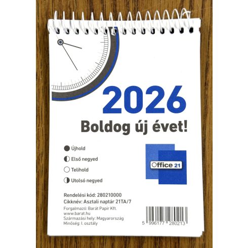 24- Naptár asztali 2026 - TA21