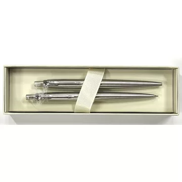   20- Tollkészlet Parker Jotter Metal (golyóstoll + pixiron)  - ezüst