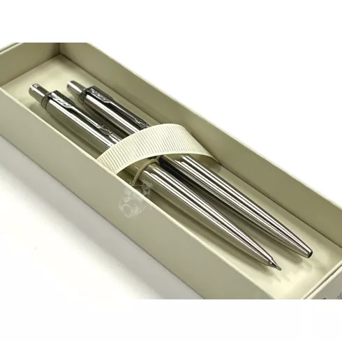 20- Tollkészlet Parker Jotter Metal (golyóstoll + pixiron)  - ezüst