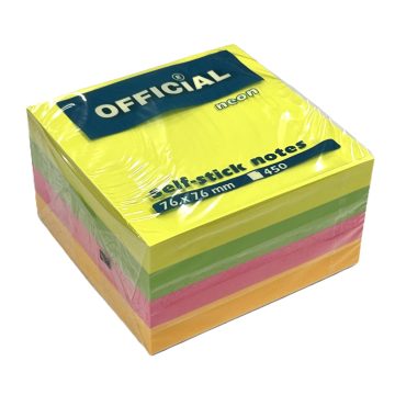 12- Öntapadós jegyzettömb 75x75 mm 450 lapos - 122937