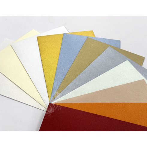 36- Boríték LC/6 metál 120 gr, 25 db/csom. - 11 szín