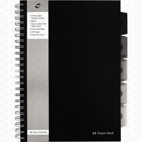 R- Füzet Pukka Pad BLACK A/4