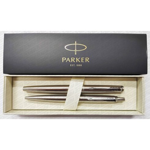 19- Tollkészlet Parker Jotter Metál (golyóstoll + töltőtoll) - 4 színben