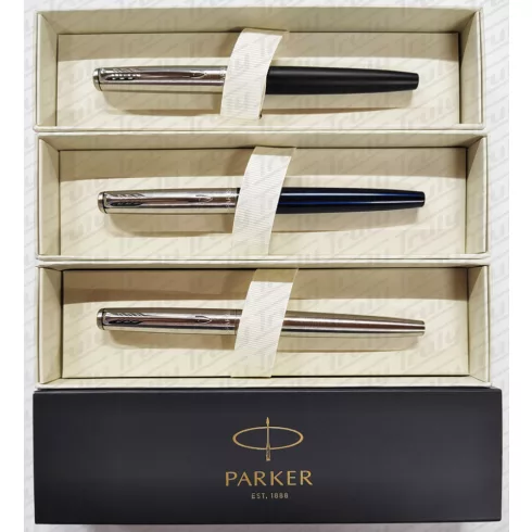 20- Tollkészlet Parker Jotter Metál (golyóstoll + töltőtoll) - 4 színben