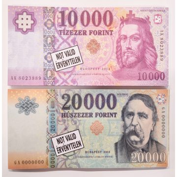 13- Tépőtömb pénz mintás 